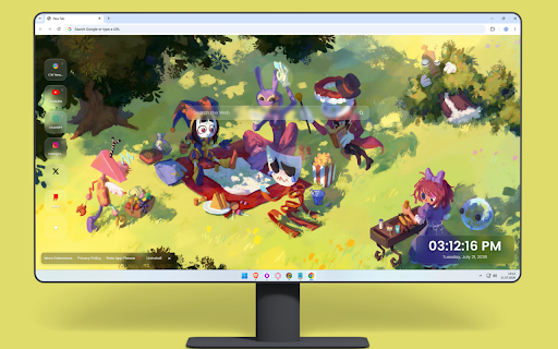 The Amazing Digital Circus Picnic Live Wallpaper screenshot