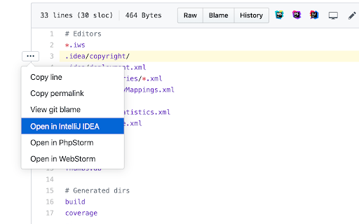 JetBrains Toolbox Extension screenshot