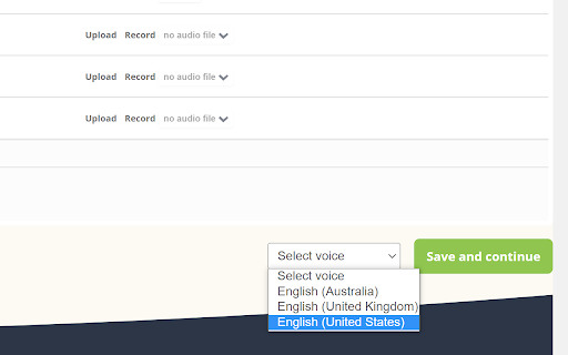 Memrise Audio Uploader screenshot