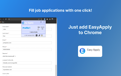 Easy Apply screenshot