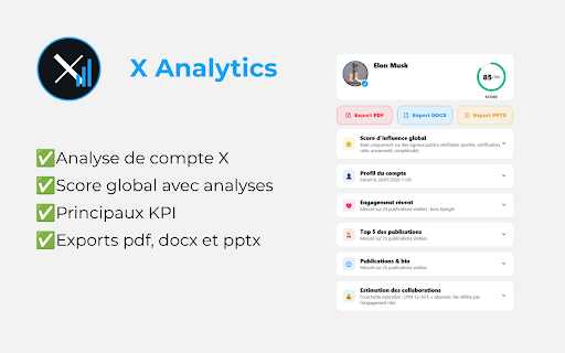X Analytics screenshot