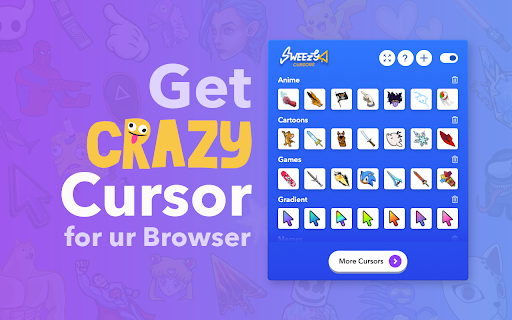 Sweezy Cursors ★ Custom Cursor for Chrome™ screenshot