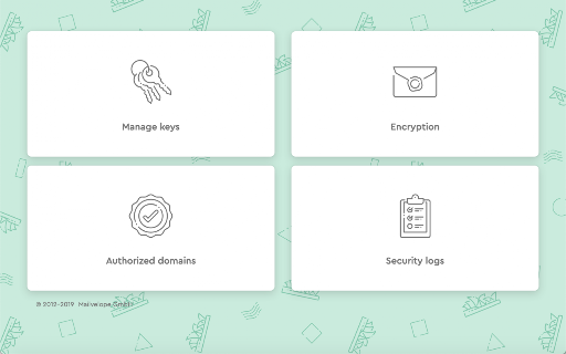 Mailvelope - Secure your email with PGP screenshot