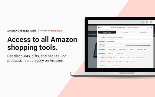 Amazon Shopping Tools screenshot