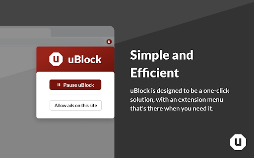 uBlock screenshot