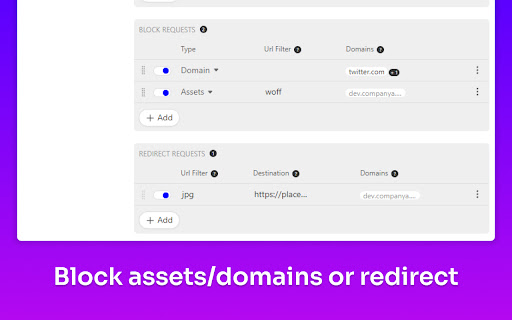 ModBox – Modify headers, block requests screenshot