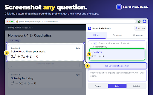 Secret Study Buddy — AI Study Assistant screenshot