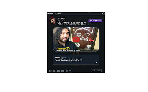Esfand Updates screenshot