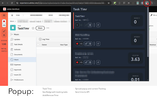 TaskTimr screenshot