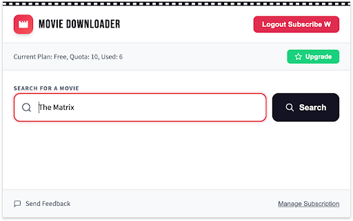 Movie Downloader screenshot
