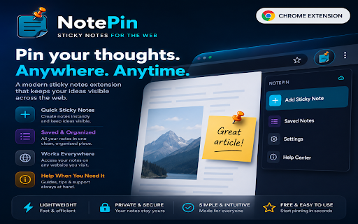 NotePin screenshot
