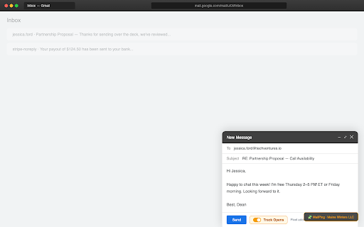 MailPing - Gmail Tracker & Follow-Ups screenshot