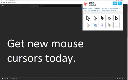 Cool Cursors for Chrome™ screenshot