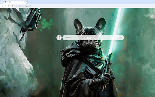 Bulldog Jedi Live Wallpaper screenshot