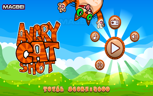 Angry Cat Shot Game - Runs Offline screenshot