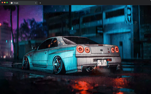 Nissan Skyline R34 Live Wallpaper - GTR Turbo Rain Night 4K HD screenshot