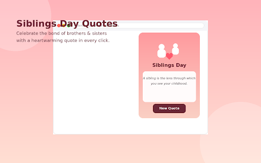 Siblings Day Quotes screenshot