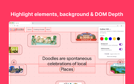 Outliner CSS screenshot