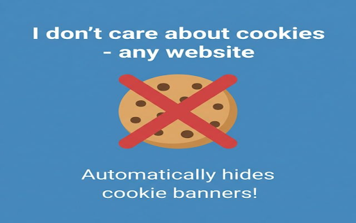 I don't care about cookies - any website screenshot