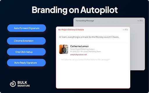 BulkSignature for Gmail screenshot