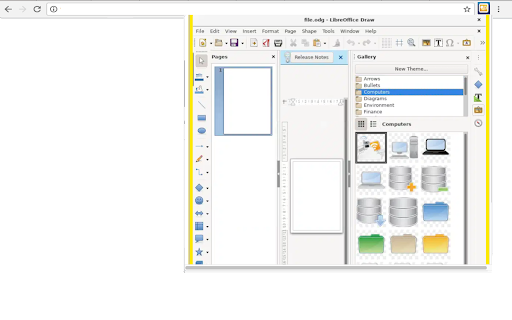 LibreOffice Draw online screenshot