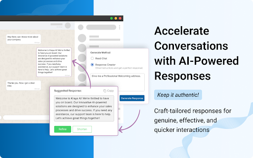 Kraya AI: Best WhatsApp CRM for Sales Automation screenshot
