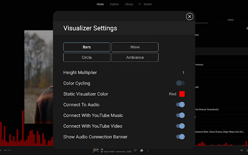 Music Visualizer for YouTube™ Music screenshot