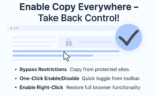 Enable Copy Everywhere screenshot