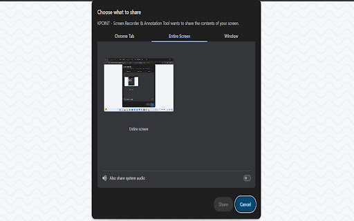 KPOINT - Screen Recorder & Annotation Tool screenshot