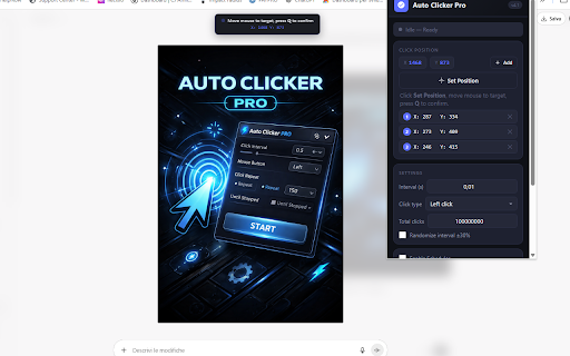 Auto Clicker Pro screenshot