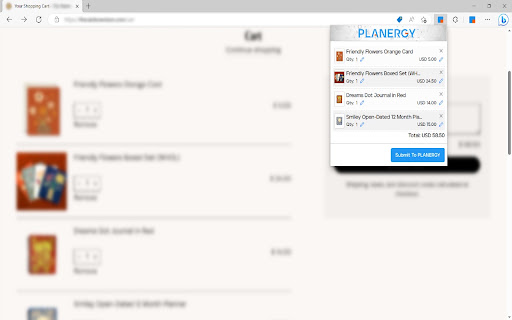 PLANERGY CheckOut screenshot