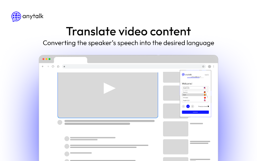 Anytalk: Real-time translator and voiceover screenshot