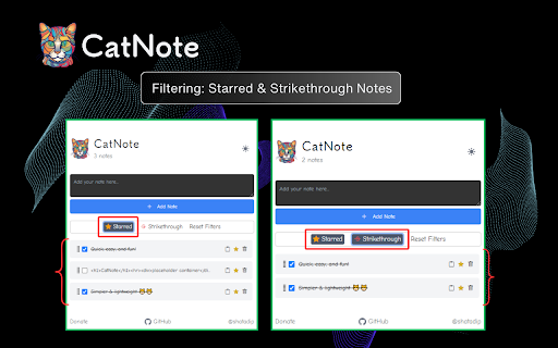CatNote screenshot