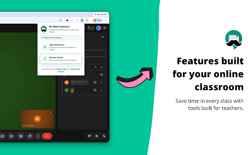 Attendance for Google Meet™ – Mr Meet screenshot