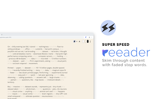 Reeader - Minimal reader with speed reading screenshot