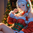 Christmas Anime Girl icon