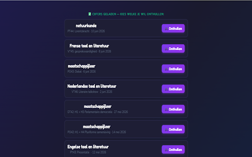 Cijfer Reveal voor Magister screenshot