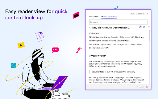Document360 screenshot
