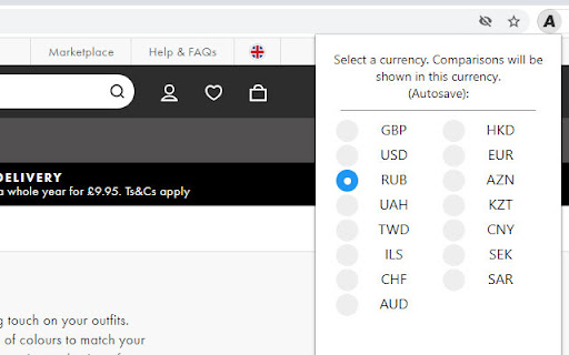 Helper Tools for ASOS: price checker screenshot