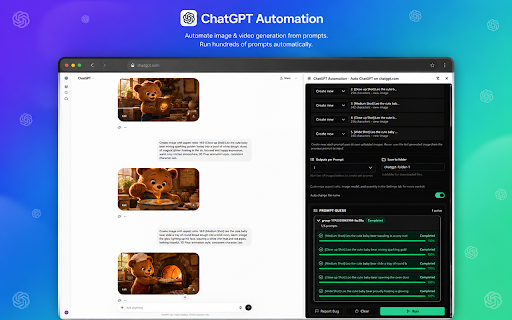 ChatGPT Automation - Auto ChatGPT on chatgpt.com screenshot