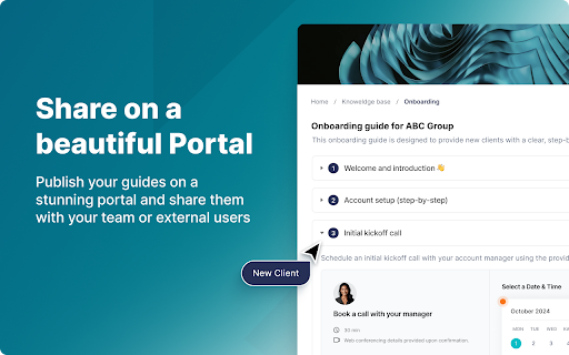 FuseBase Clarity - Capture Step-by-Step guides, SOP and tutorials screenshot