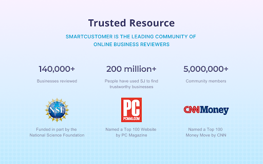 SmartCustomer: Ratings & Reviews on Every Site screenshot