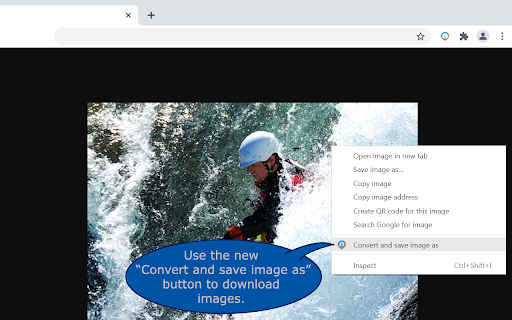 WebP / Avif image converter screenshot