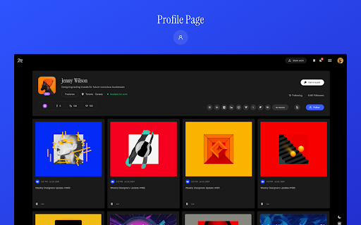 Muzli - Design inspiration hub screenshot