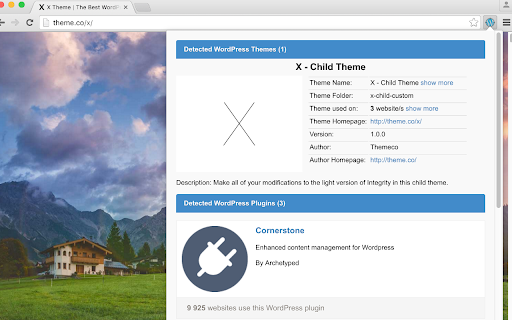 WordPress Theme Detector and Plugin Detector screenshot