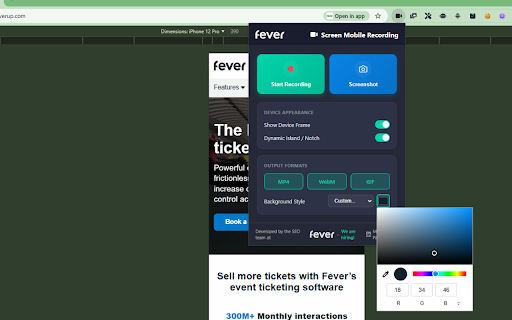 Mobile Screen Recorder: Frame, GIF & MP4 screenshot