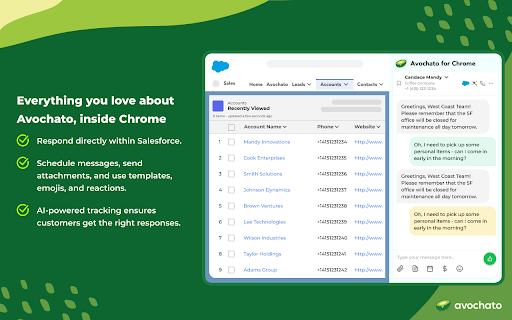 Avochato - Business Texting, Calls & Live Chat screenshot