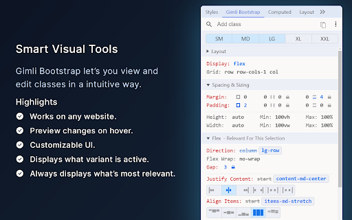 Gimli Bootstrap screenshot