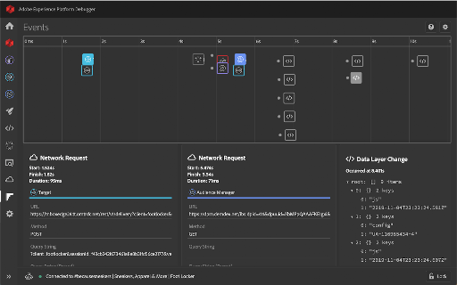 Adobe Experience Platform Debugger screenshot