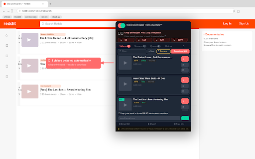 Video Downloader From Anywhere™ screenshot